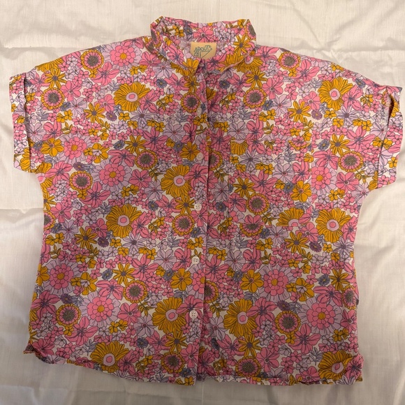 Multi colors design girls tops shirt blouses size start 6-10 - Picture 6 of 7